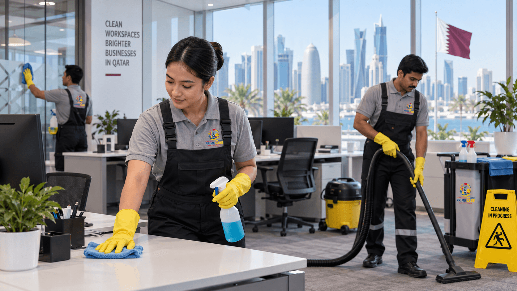 Professional commercial cleaning services in Qatar