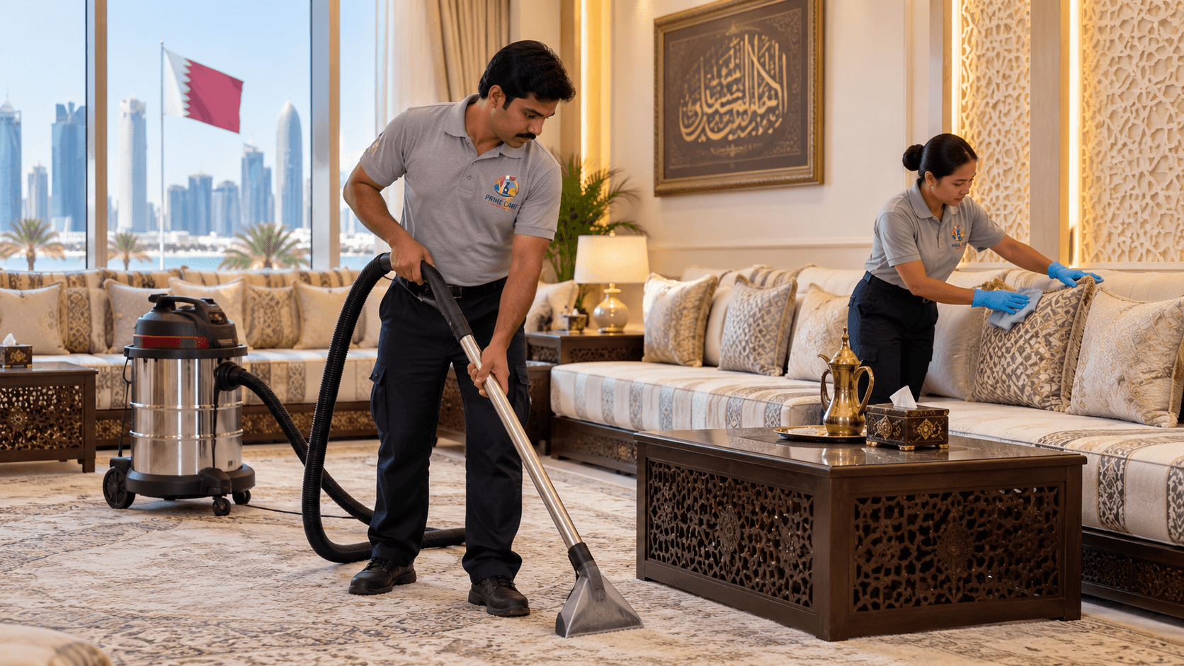 Professional Majlis cleaning services in Qatar