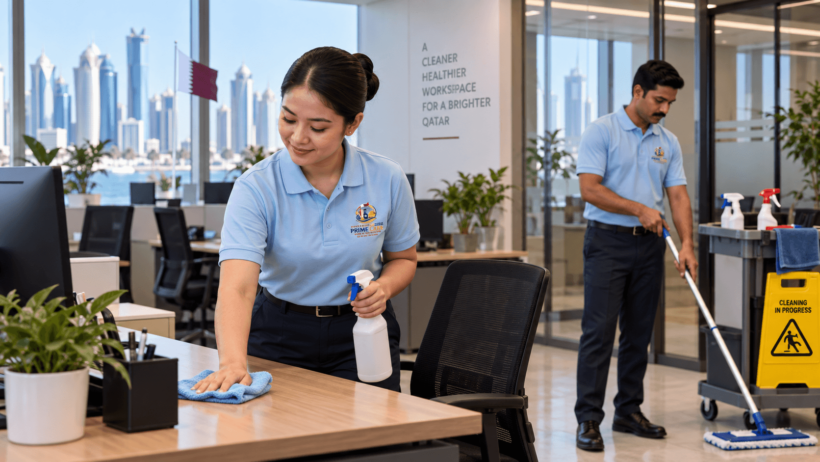 Reliable office support staff in Qatar